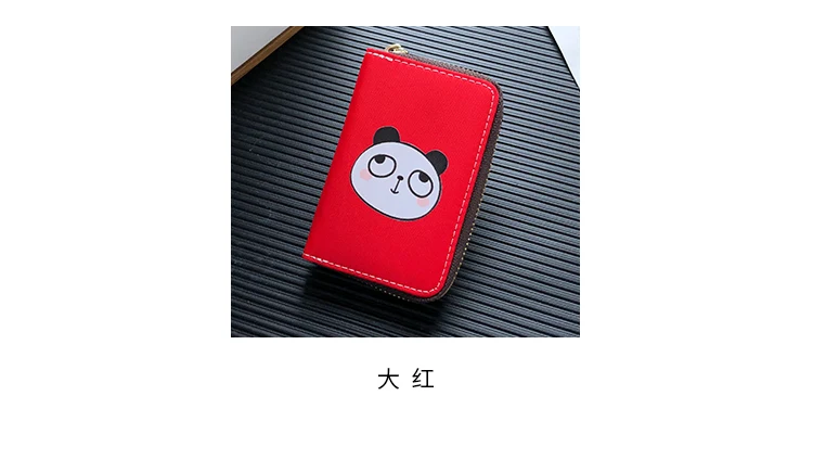 APP BLOG Модный чехол-держатель для карт в стиле милой панды, сумка для мужчин и женщин, чехол для кредитных карт и паспорта, бумажник, Сумка Для водительских прав