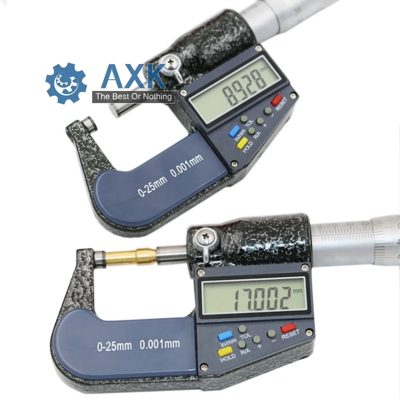 Digital Micrometer 025mm 0.001mm Metric/inch Electronic Outside