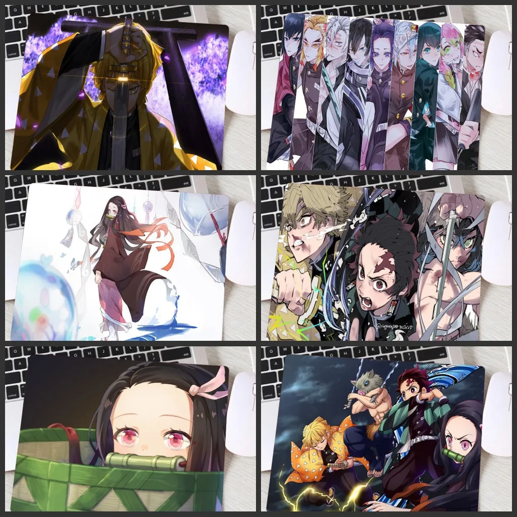 Настольный коврик XGZ Kimetsu No Yaiba с аниме игровой для мыши скоростная клавиатура