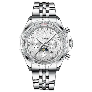 

TEVISE Luxury Men'S Business Mechanical Watch Automatic Mechanical Men'S Business Watch Multi-Function Waterproof Fashion Watch