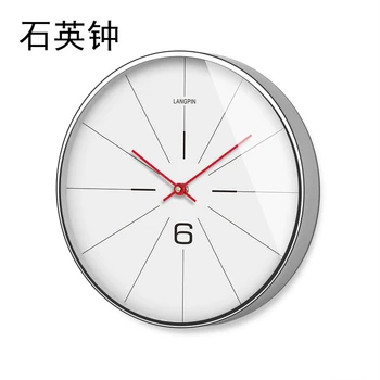 

Nordic Quartz Wall Clock Minimalist Modern Design Living Room Clocks Wall Bedroom Office Metal WandKlokken Home Decor ZB5WC