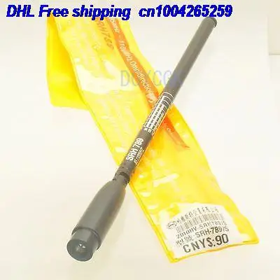 

DHL 20pcs Antenna SRH789 dual band 144/430MHZ SMA male 95Mhz to 1100Mhz 10W antenna 22-a