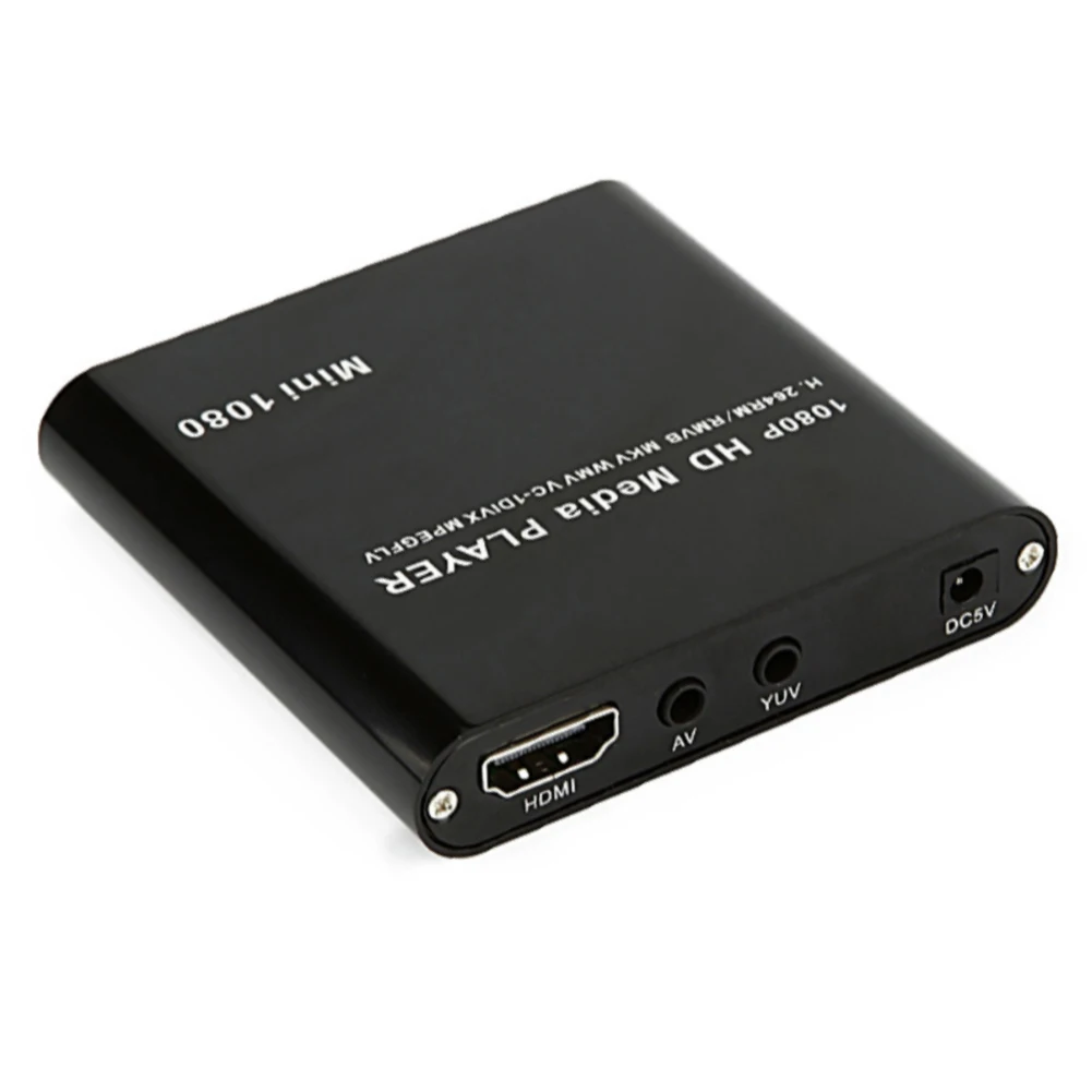 1080P Мини мульти цифровой видео аудио медиаплеер USB SDs MMC HD MKV AV HDMI