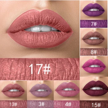 

Wholesale OEM Private Label Custom Matte Waterproof Liquid Lipstick Long Lasting Make Your Own Logo Bulk Accept Dropshipping