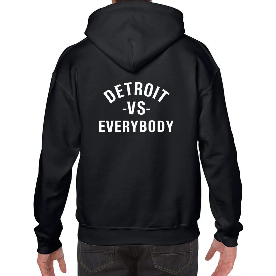 Detroit vs Everybody толстовка на молнии пуловер с капюшоном куртка Унисекс Мужская