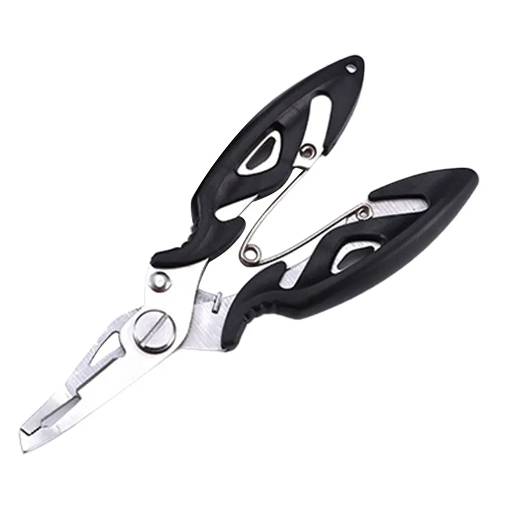 

Stainless Steel Angled Fishing Pliers Multifunctional Luya Pliers Strong Horsefish Line Cutter F-316A Fish Control Device