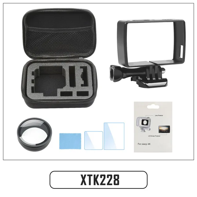 XTK228 SHOOT Ultra 37 мм УФ-фильтр для Xiaomi Yi 4K экшн-камера для Xiaoyi 2 Фильтр для Xiaomi Yi Lite yi 4 k Аксессуары для экшн-камеры - Цвет: XTK228