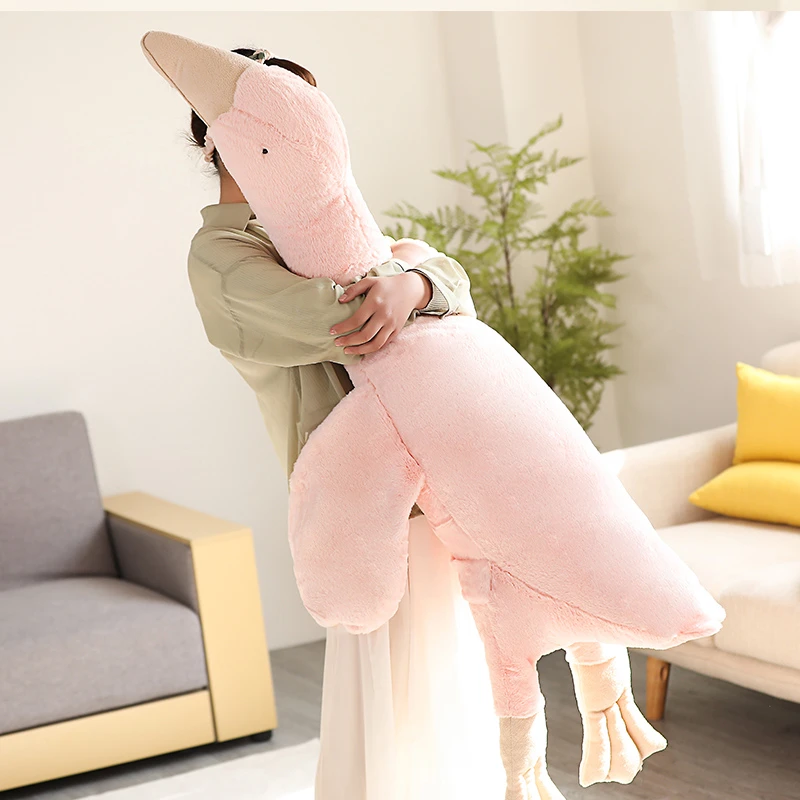 子供のための巨大なぬいぐるみ 100 150cm 長くて柔らかいぬいぐるみ 大きな鳥の抱きしめる人形 男の子と女の子のための誕生日プレゼント Aliexpress Toys Hobbies