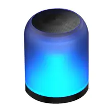 Беспроводной Bluetooth 5,0 динамик мини аудио-визуальный громкий динамик красочные дыхательные атмосферные огни водонепроницаемый пылезащитный SoundBox