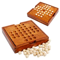 Wooden Board Game Chess Educational Toys French Classical Independent Diamond Chess Logical Thinking Training Toy Board Game 1