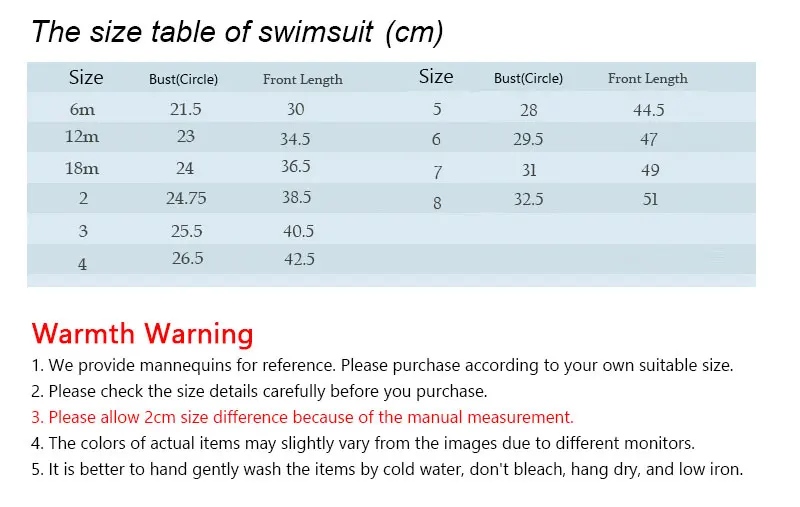 size-of-kids-swimwear