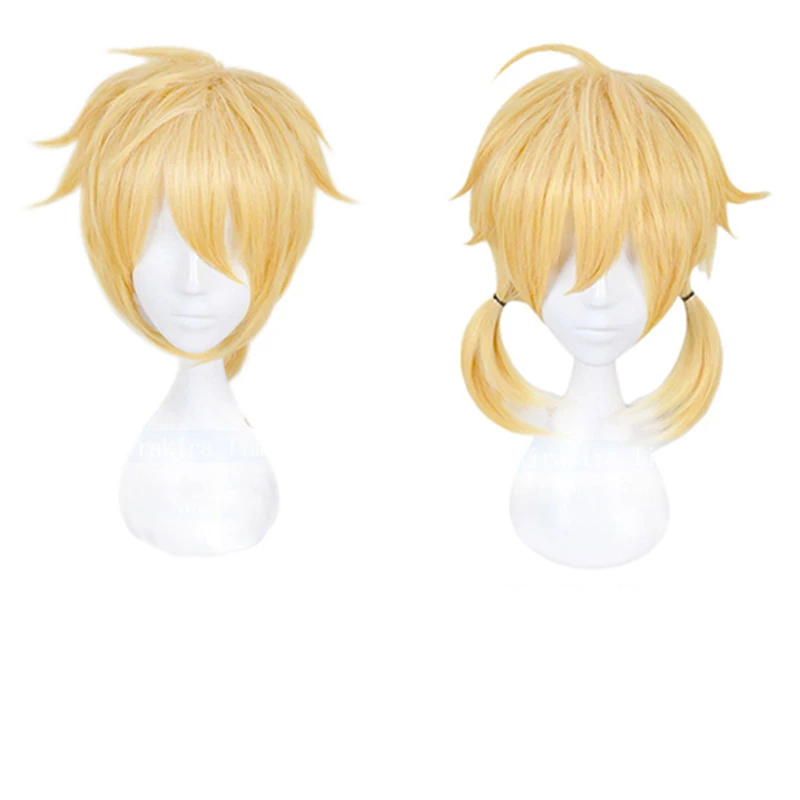 Парики для косплея Vocaloid Kagamine Rin/Ren Косплей парики термостойкие синтетические парики Хэллоуин карнавальные Вечерние