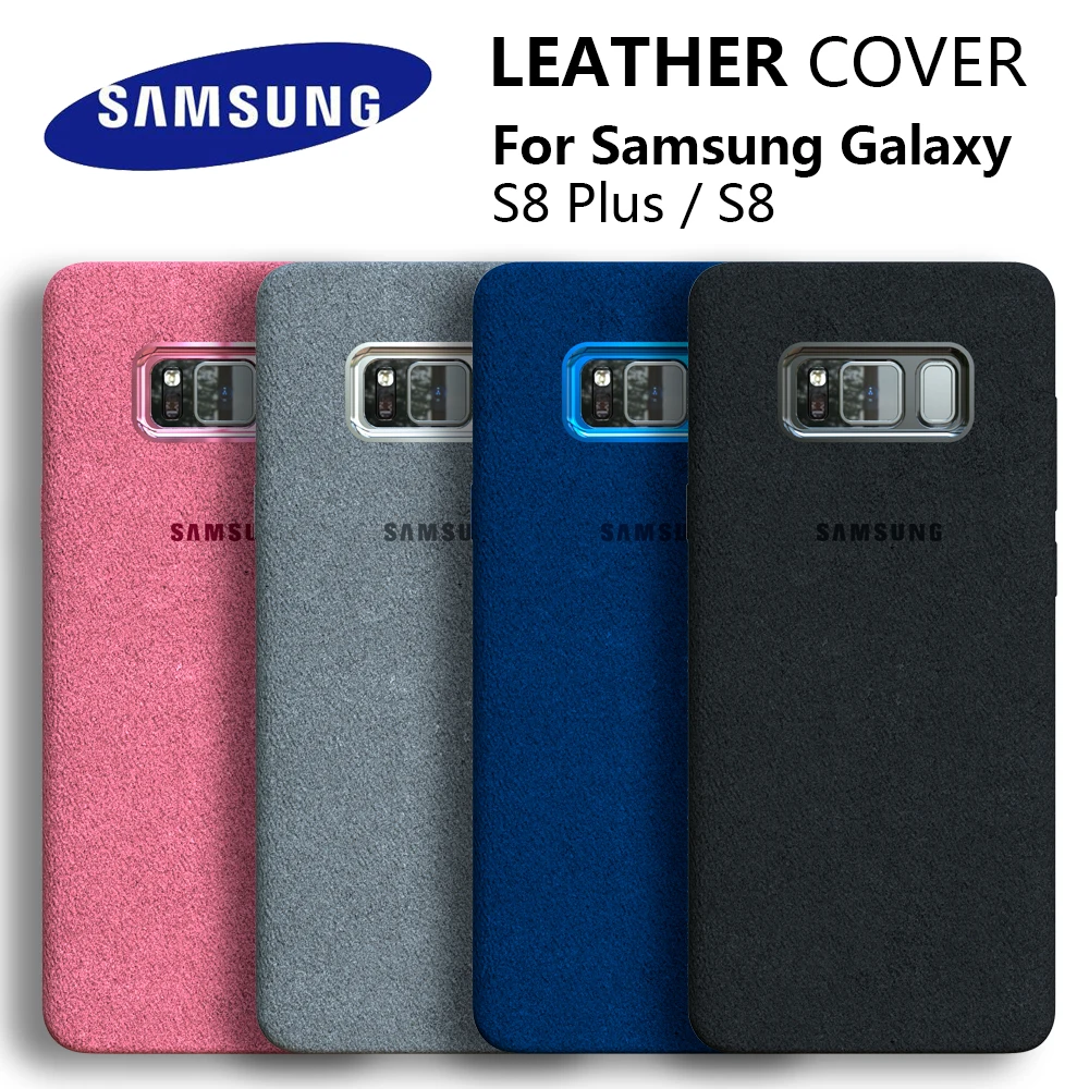 100% Original GENUINE Samsung S8 Case For Galaxy S8Plus + Alcantara Cover Leather Premium Full Protect 4 color G9550 | Мобильные