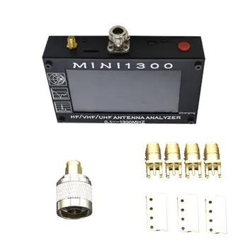 

Mini1300 4.3" LCD 0.1-1300MHz HF/VHF/UHF ANT SWR Antenna Analyzer Meter Tester Network Analyzers Measurement 2020 New
