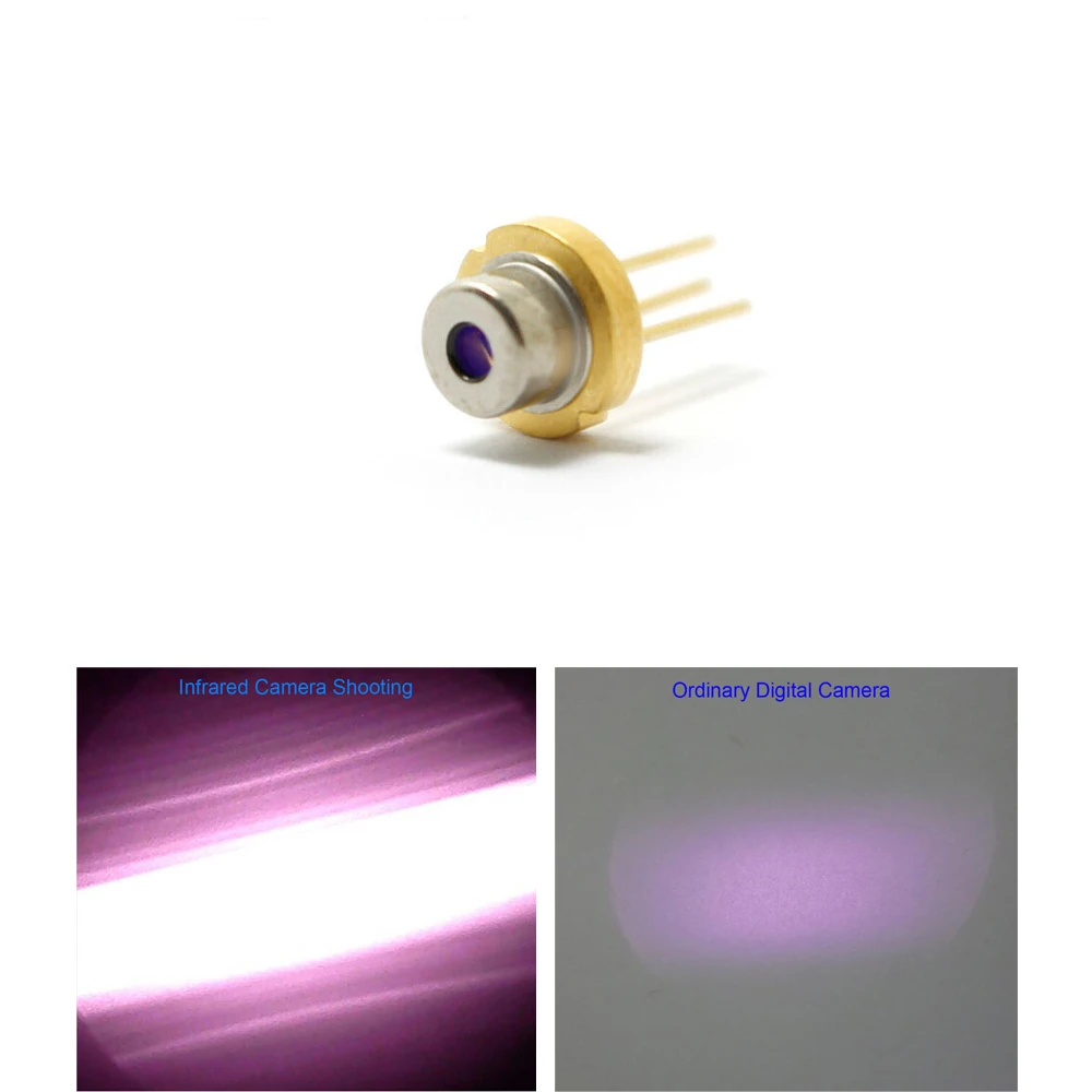 

808nm 200mW Imported Laser Diode LD Near Infrared Laser Head DIY