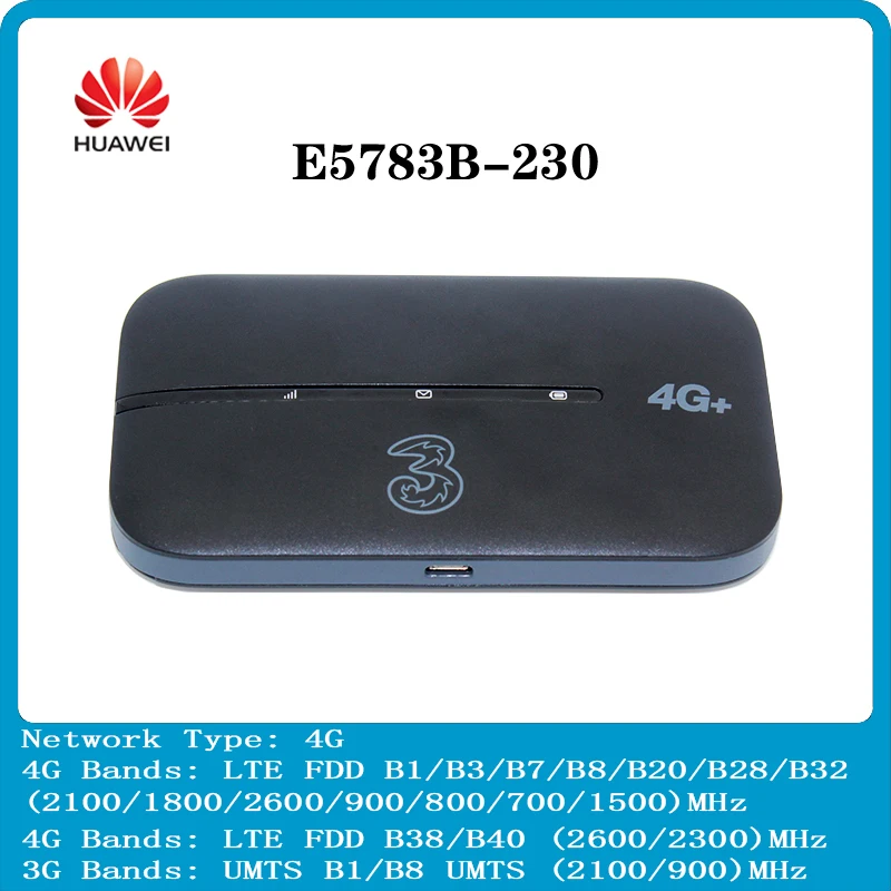 Huawei E5783 E5783b-230 Travel Wifi Hotspot Superfast 4g 300mbps Black ...