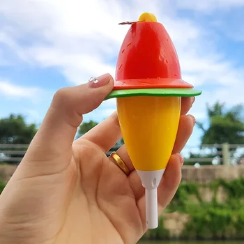 1PCS Automatic Fishing Float Luminous Float Fish Bait for Sea Fishing Carp Fishing Tackle Accessories Plastic New 2