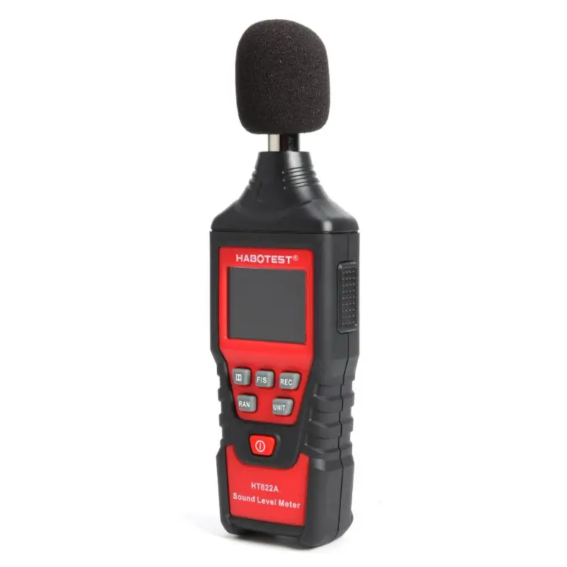 30-130дб ЖК-Аудио Уровень шума Измеритель шума децибел шум измерительные приборы монитор шумомер конденсаторный микрофон