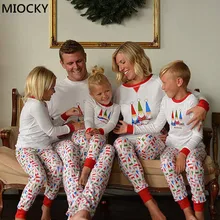 Рождественский семейный пижамный комплект, Рождественская одежда, костюм для родителей и детей, домашняя одежда для сна, одинаковые Семейные комплекты для мамы и папы, E0288