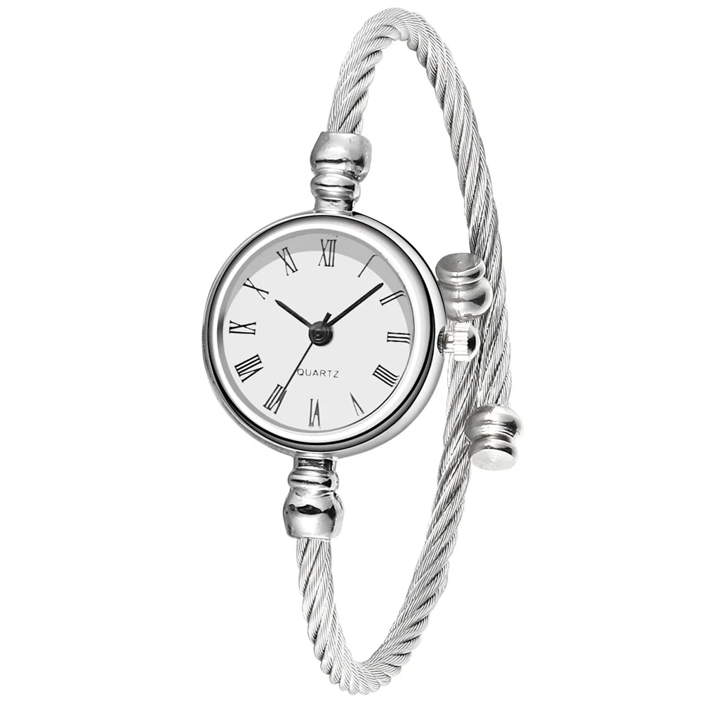 

New Style Hot Sales Women's Simple Thin Drawstring Adjustable Bracelet Student Retro Small Dial Women's Casual Quartz Watch