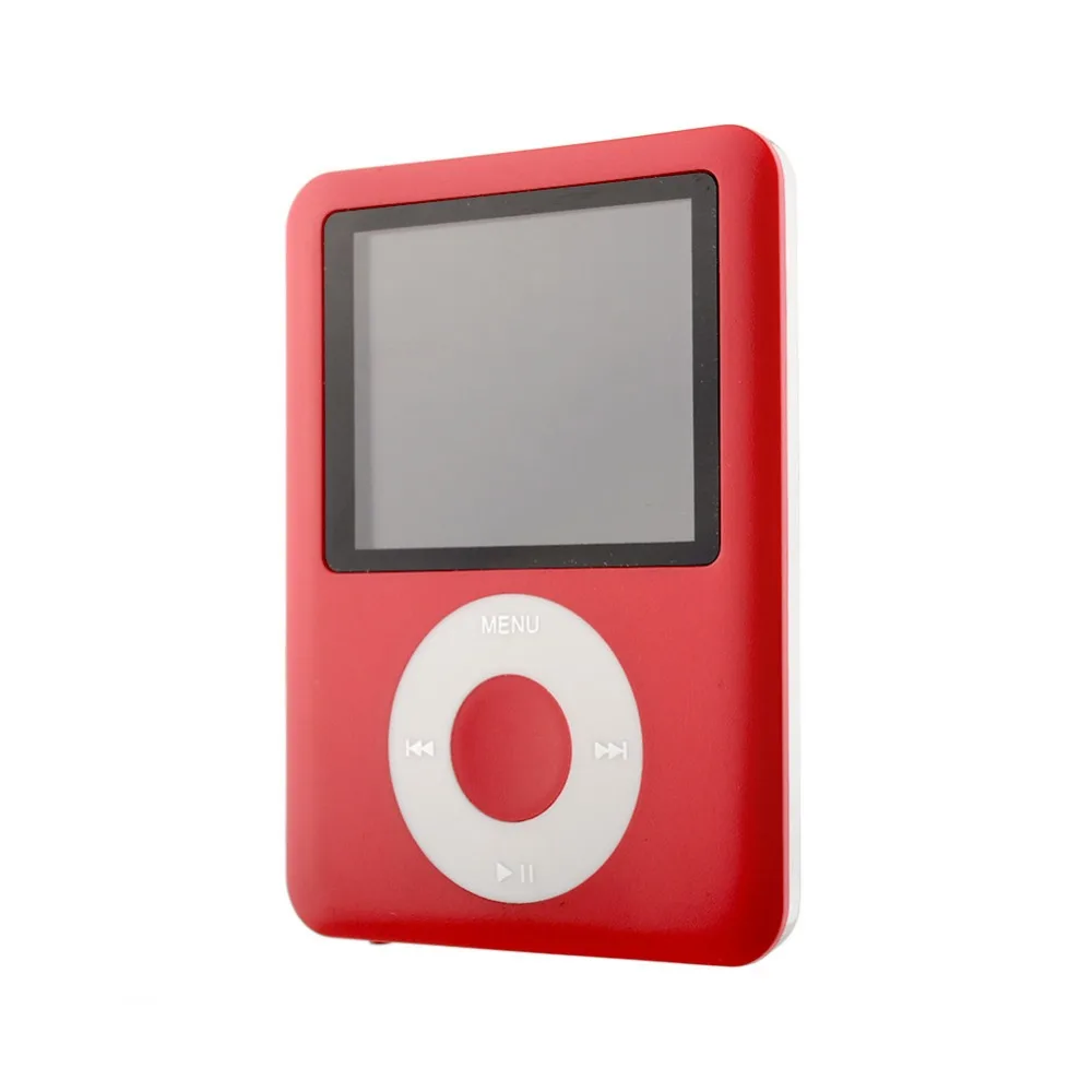 Тонкий MP3 MP4 8GB 1,8 ''плеер с ЖК-дисплеем видео игра кино радио FM 3th поколение MP4 плеер портативный длительный срок службы батареи