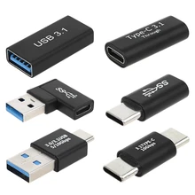 Type C to USB 3.0 Adapter OTG USB C to Type C Male Female Converter Connector 35EA