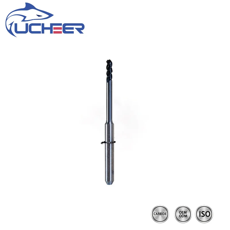 UCHEER стоматологическое лабораторное циркония VHF фрезерные боры 0,6/1,0/2,0 мм Длина 40 мм для K5 Cad Cam изготовление зубных протезов с открытым Системы машина