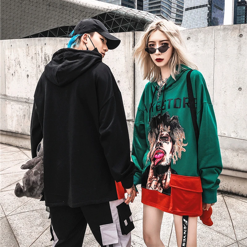 Японские уличные однотонные хлопковые хип-хоп толстовки хип-хоп стиль Swag Tyga толстовки с капюшоном Осень-зима