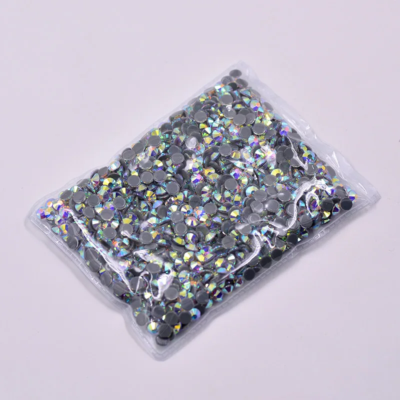 JUNAO-SS-3-4-6-16-20-30-Clear-AB-Hotfix-Glass-Rhinestones-Hot-Fix-Round (2)