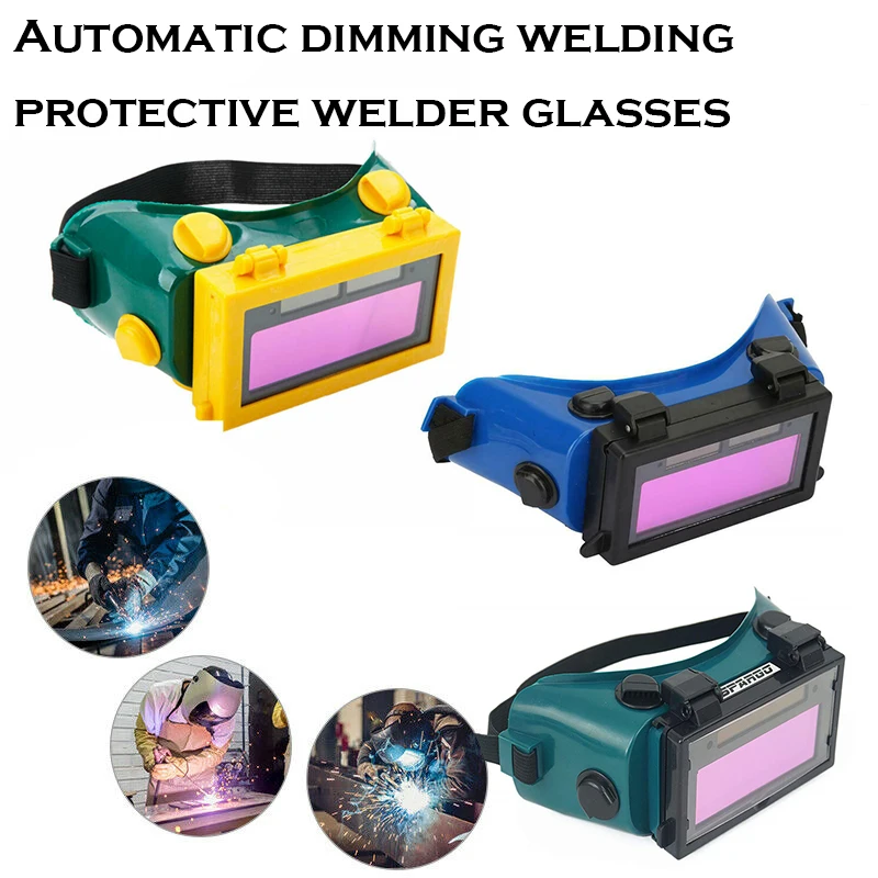 

Newest Auto Darkening Welder Welding Eyes Goggles Glasses Helmet Mask Eyeshade / Patch / Eyes Workplace Safety Goggles