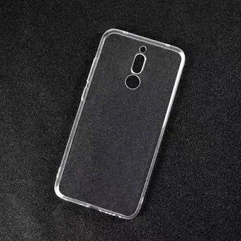 

100pcs/lot transparent smooth Soft TPU Cover Case For Xiaomi Redmi 8