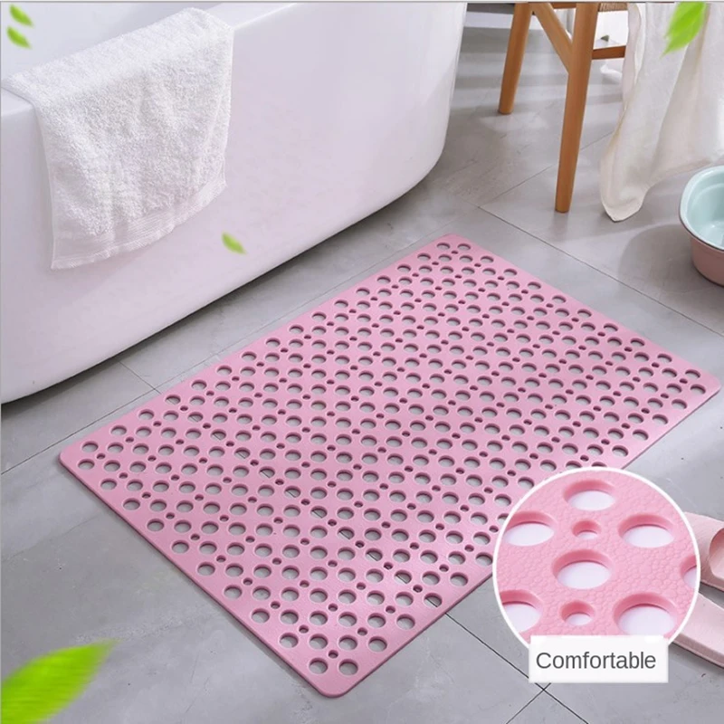 

Hollow Hydrophobic Non-slip Pad, Anti-fall Bath Mat, Bathroom Mat, Environmental Protection, TPE Household Toilet Floor