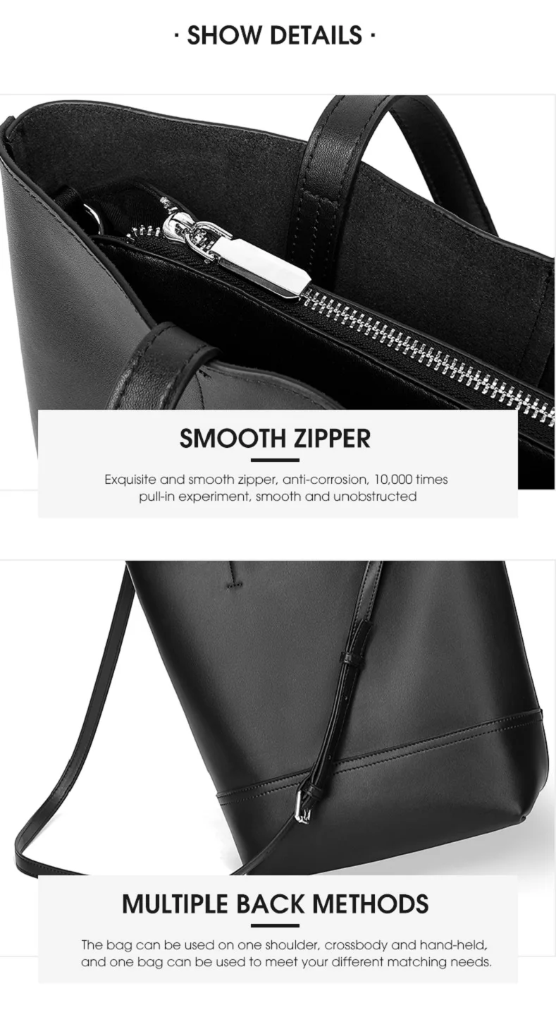 BISON DENIM, женская сумка из коровьей кожи, Большая вместительная женская сумка на плечо, высокое качество, сумки через плечо для женщин, B1864