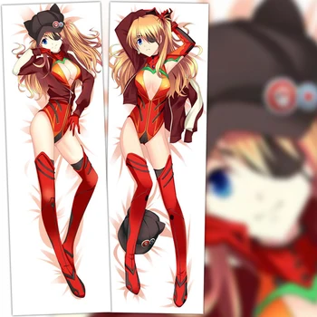 

Japanese HOT Anime EVA Sexy Girl Asuka Langley Soryu Dakimakura Cushion Pillow Cover Otaku Bedding Hugging Body Pillowcase Gift