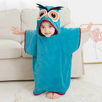 

Baby Cute Beach Towel Soft Cotton Absorbent Bathrobe Reusable Bathroom Summer Towel Toalhas De Banho Home Textile Towel DB60YJ