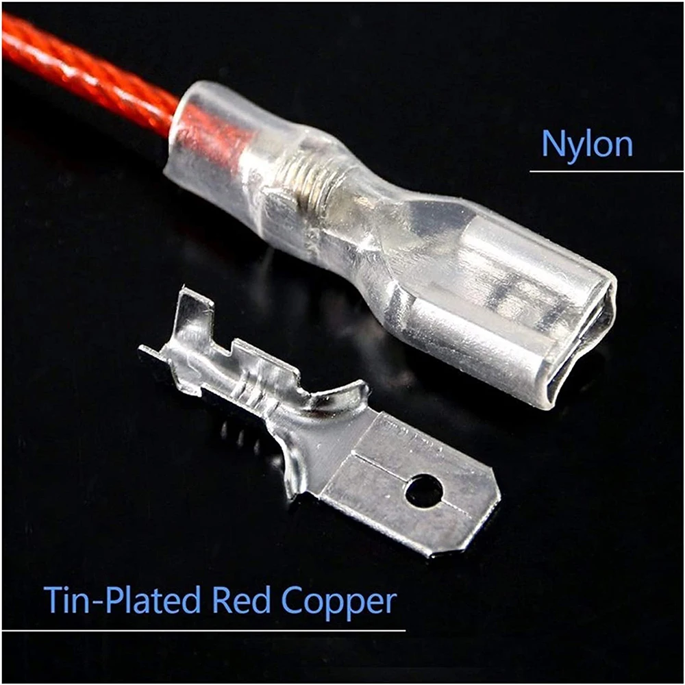 450pcs Insulation Box Male Bus Connector 2.8/4.8/6.3mm Electrical Crimp Terminal Spade Connector Kit 4