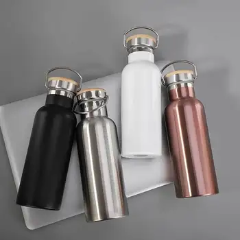 

500ml Stainless Steel Hot Cold Water Bottle Girls Mans Vacuum Insulation 24Hours Thermal Mug Hydo Flacsk For Travel Sports Cup