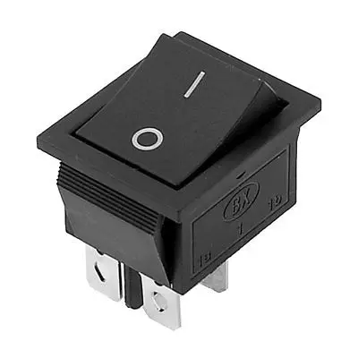 

AC250V 16A AC125V 20A 4 Pin ON/OFF 2 Position DPST Snap in Boat Rocker Switch