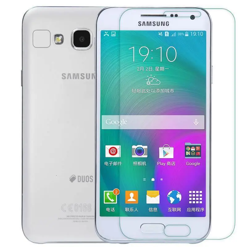 0 3 мм для Samsung Galaxy E7 из закаленного стекла E700 e 7 2.5D Arc Edge 9H твердая Передняя пленка с