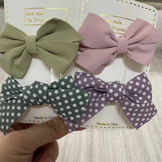 1set lindo punto lazos de pelo cuadros pinzas para el pelo para niñas Bowknot horquillas butterfly orquillas para el pasador bebé niños negro moños para ganchos peloniña Accesorios _ -