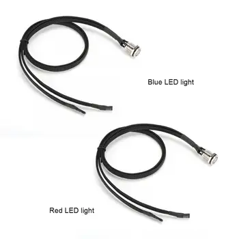 

Desktop Computer Host Restart Button Metal Reset SW Button with Cable