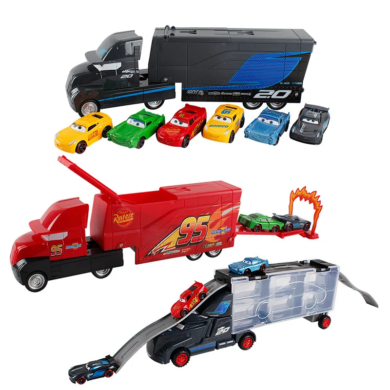 

New Auto Container Driver Trucks Alloy Car Simulation Children's Container Truck Toy