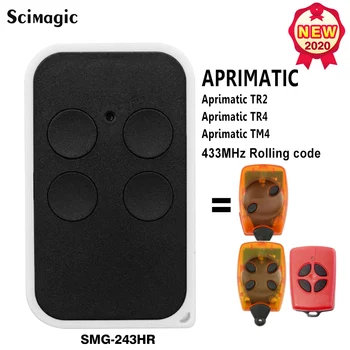 

APRIMATIC TR2 TR4 TM4 garage remote control replacement Rolling code 433.92MHz gate remote control garage command 2020 new