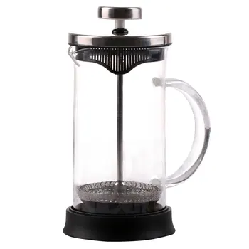 

Glass Coffee Pot Durable Heat-Resistant French Press 350ml Filtration Coffee Maker Elegant High Grade Coffeepot Filter