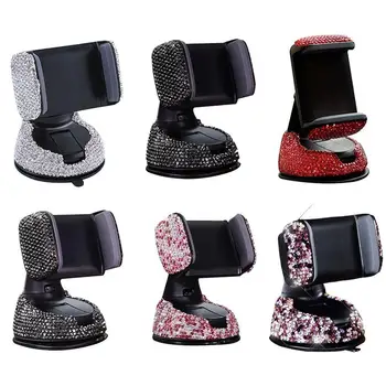 

Crystal Rhinestones Universal Car Phone Holder Mobile Phone car Smartphone Holder Stand Air Vent Mount Phone Holder for iPhone