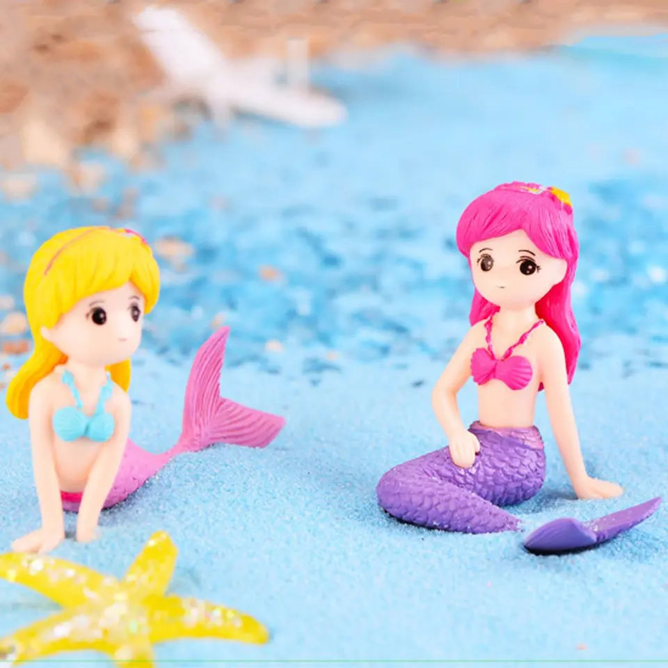 mermaid aquarium toy