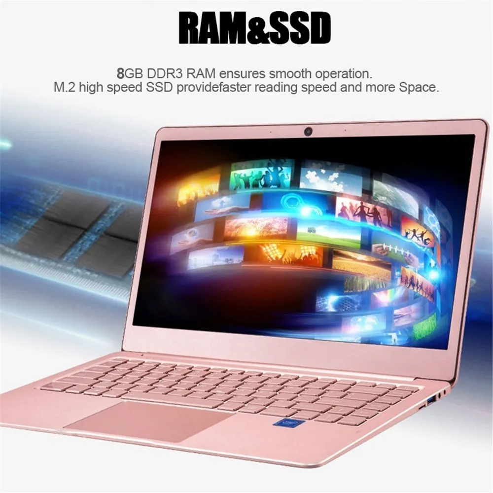 Discount P09 Laser custom logo Notebook Computer 15.6" laptop 6G/8G DDR4 RAM 512G SSD Intel Celeron J3455 Quad Core with Backlit keyboard 20