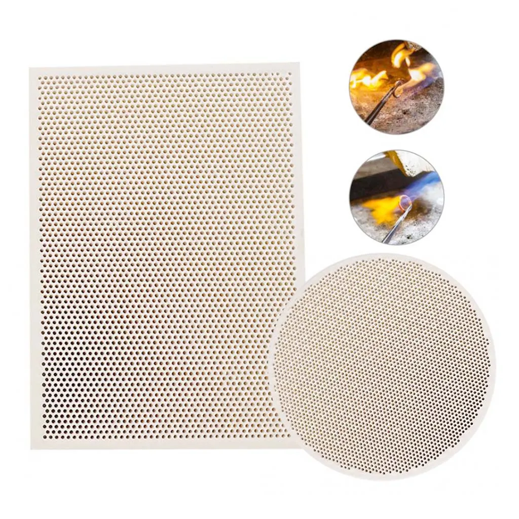  Honeycomb Ceramic Soldering Block Jewelry Drying Honeycomb Welding Brick Refractory Welding Plate for Jewelry Processing Making