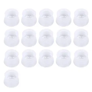 

16Pcs Table Chair Leg Silicone Cap Non-slip Table Feet Cover Noise Reduction Floor Protector Foot Protection Bottom Cover Pad