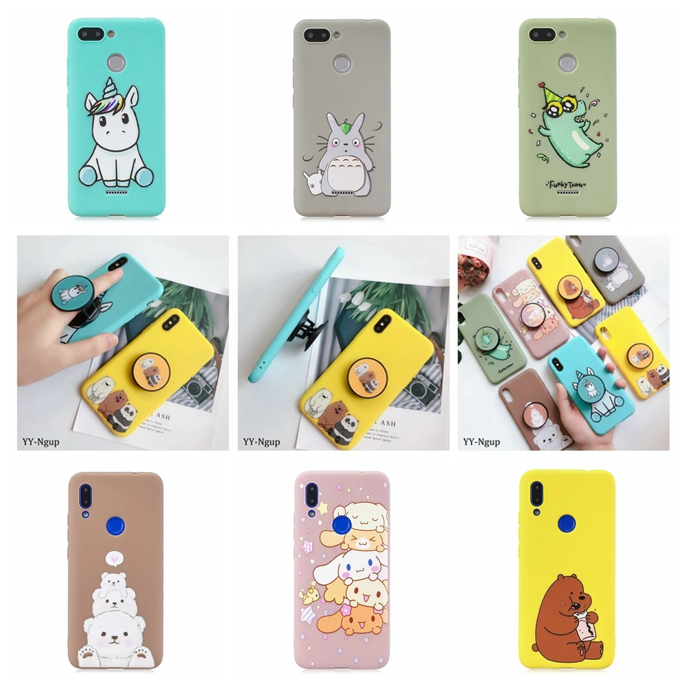 Redmi 6A чехол для Xiaomi 6 7 7A Kawaii силиконовый Funda K20 Xiomi F1 телефона Подставка
